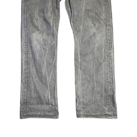 Levi’s 501 Button Fly Marbled Gray Men’s Jeans size 38/30 - Picture 4 of 11